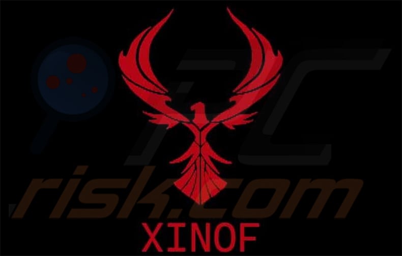 XINOF ransomware desktop wallpaper