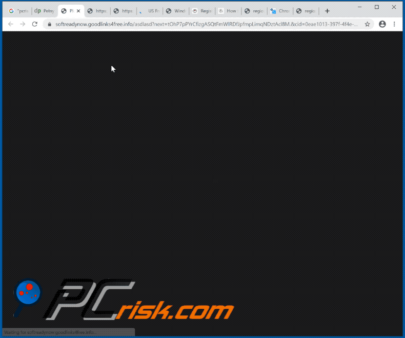 Fake flash player update website (2020-12-30 - GIF)
