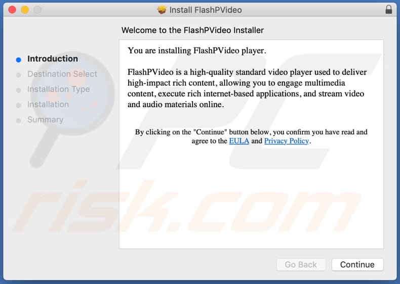 Delusive installer used to promote FlashPVideo adware