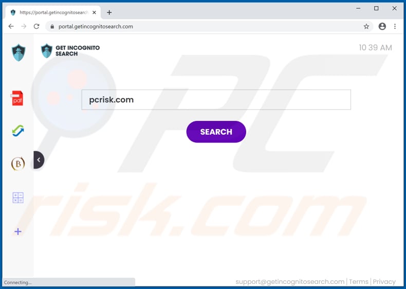 getincognitosearch.com browser hijacker