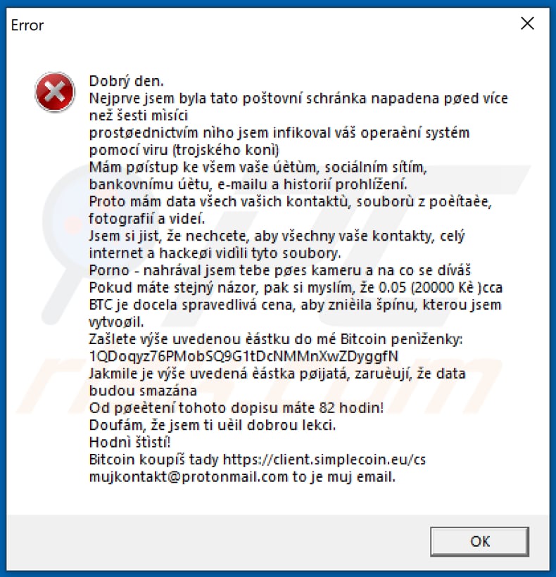 hacker zasifroval zaplat ransomware pop-up window