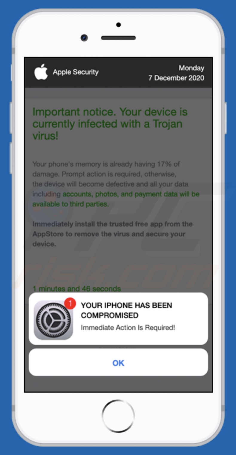 ios-protect-defence[.]com scam