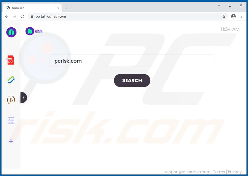 nusmash.com browser hijacker