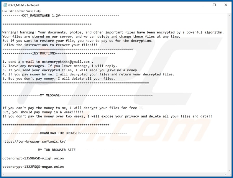 Oct decrypt instructions (READ_ME.txt)