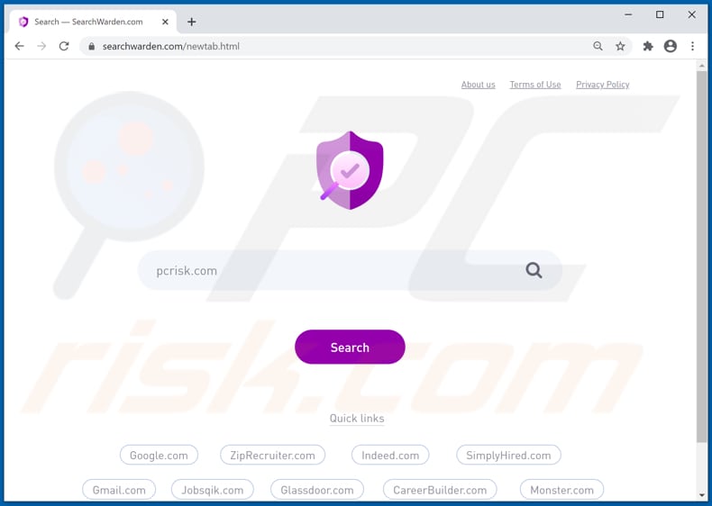 searchwarden.com browser hijacker