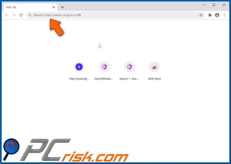 searchguard smart search browser hijacker searchwarden.com redirects to bing.com