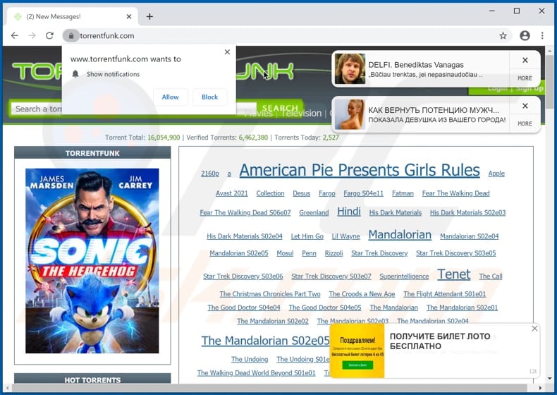 torrentfunk[.]com pop-up redirects