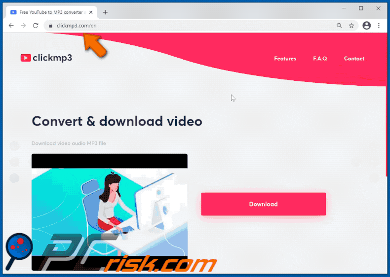 clickmp3.com ads redirects to download page for netgamesearch browser hijacker