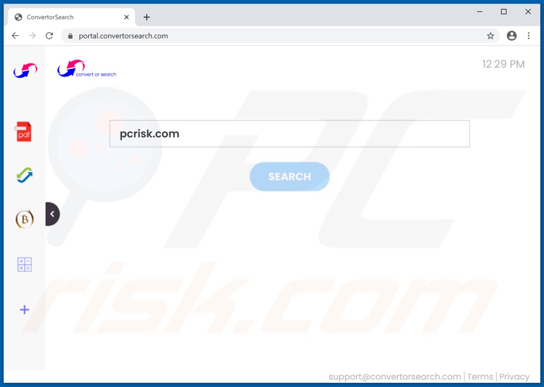 convertorsearch.com browser hijacker