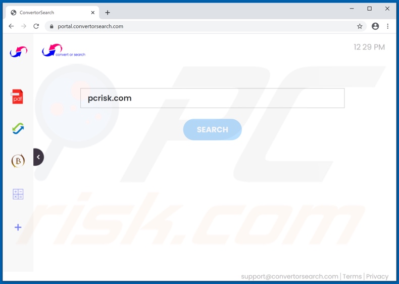 convertorsearch.com browser hijacker