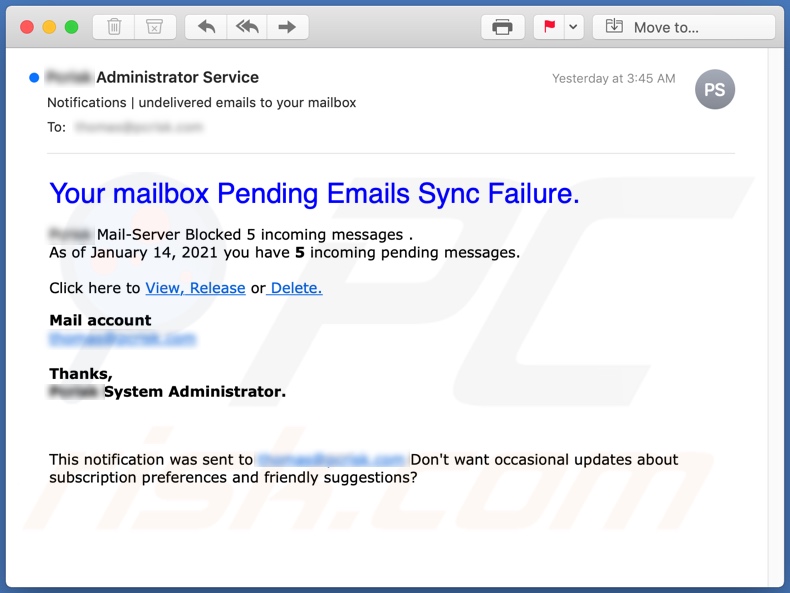 New message' email supposedly sent via LinkedIn leads to a phishing page
