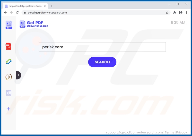 getpdfconvertersearch.com browser hijacker