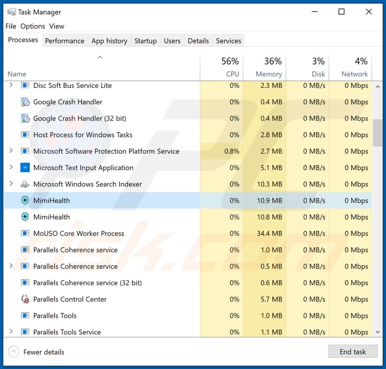 jssloader rat running in task manager as mimi health