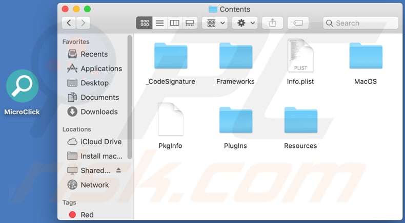 microclick adware contents folder