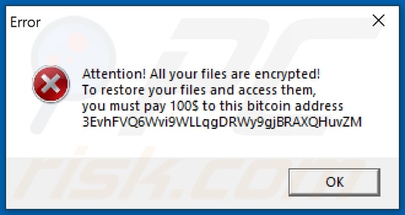 Motion decrypt instructions (error pop-up window)