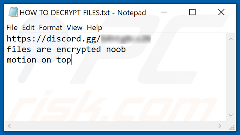 Ni**er ransomware updated text file (HOW TO DECRYPT FILES.txt)