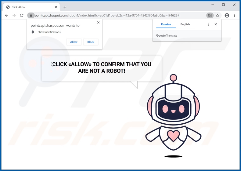 pointcaptchaspot[.]com pop-up redirects