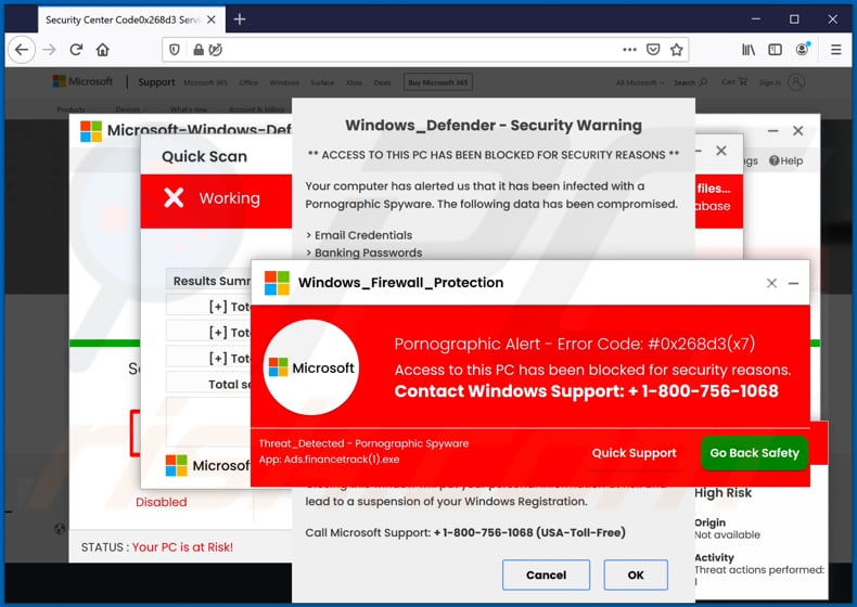 Security alert' advertiser sued