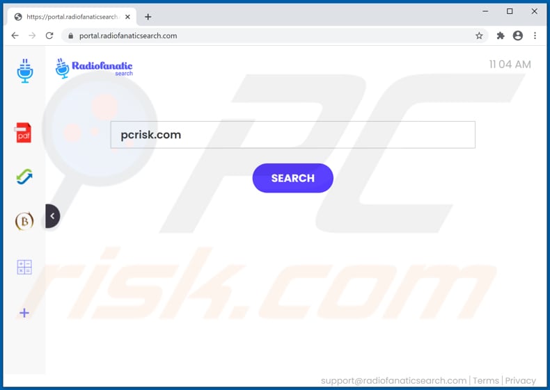 radiofanaticsearch.com browser hijacker