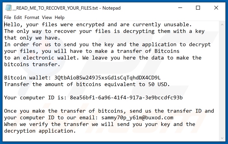 Solaso decrypt instructions (__READ_ME_TO_RECOVER_YOUR_FILES.txt)