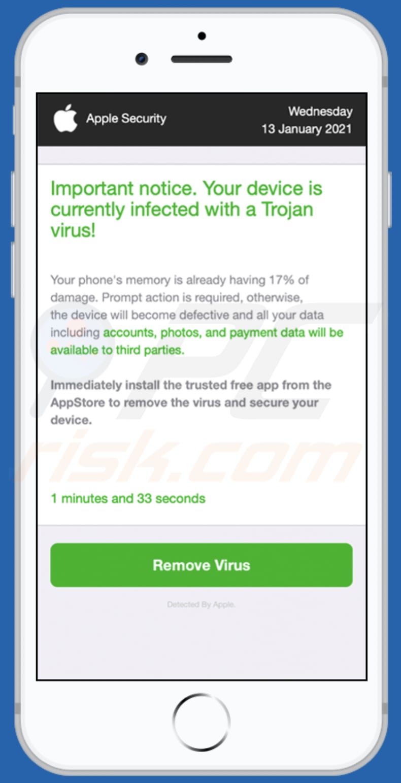 systemtechnotify.com pop-up scam fifth variant background