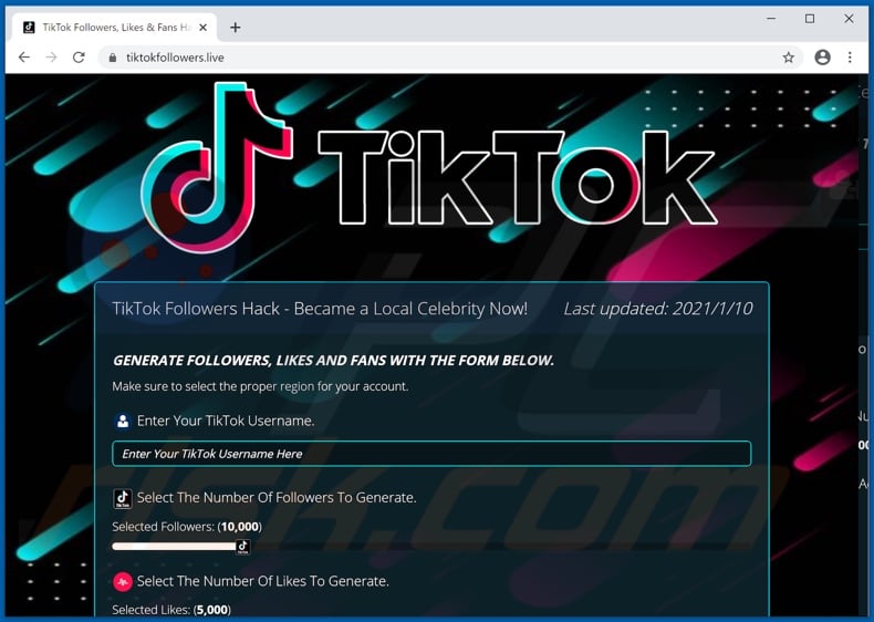 10000-FREE TIKTOK FOLLOWERS GENERATOR 2023 GET FREE TIKTOK LIKES