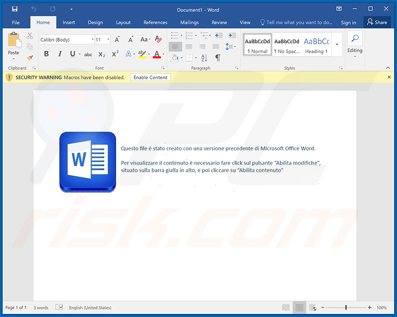 Malicious MS Word doc used to spread Ursnif trojan (2021-01-28)