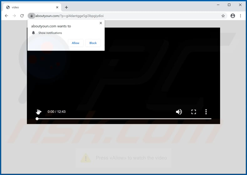 aboutyoun[.]com pop-up redirects