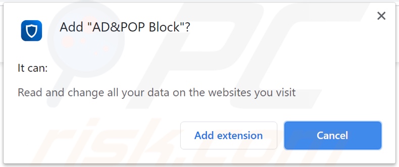 AD&POP Block adware asking for permissions