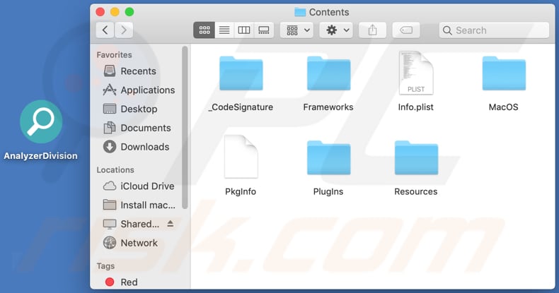 analyzerdivision adware contents folder