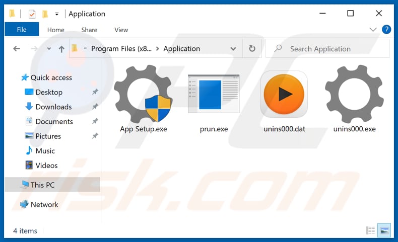 Application pop-up redirects