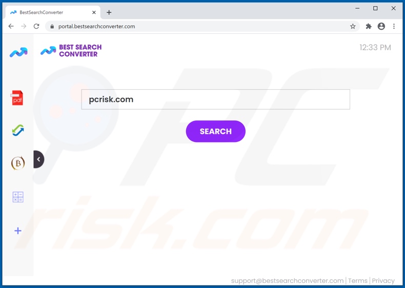 bestsearchconverter.com browser hijacker