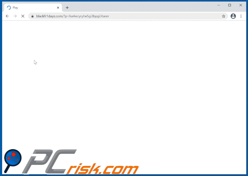 blackfr1dayz[.]com website appearance (GIF)