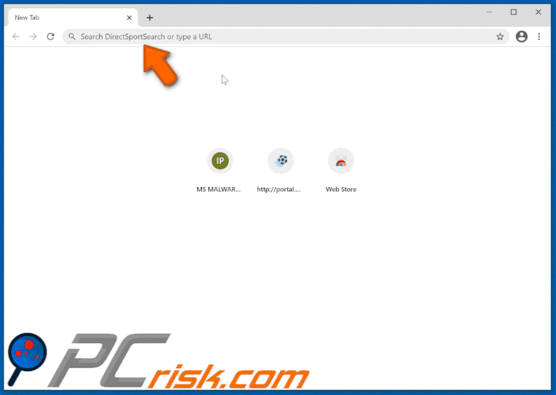directsportsearch browser hijacker directsportsearch.com redirects to search.yahoo.com