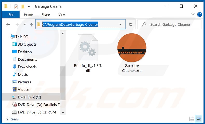 Garbage Cleaner unwanted application files