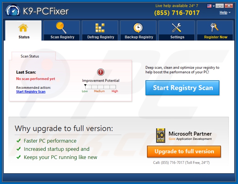 K9-PCFixer unwanted application