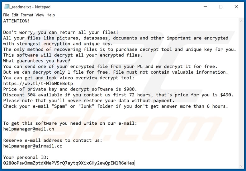 Plam decrypt instructions (_readme.txt)