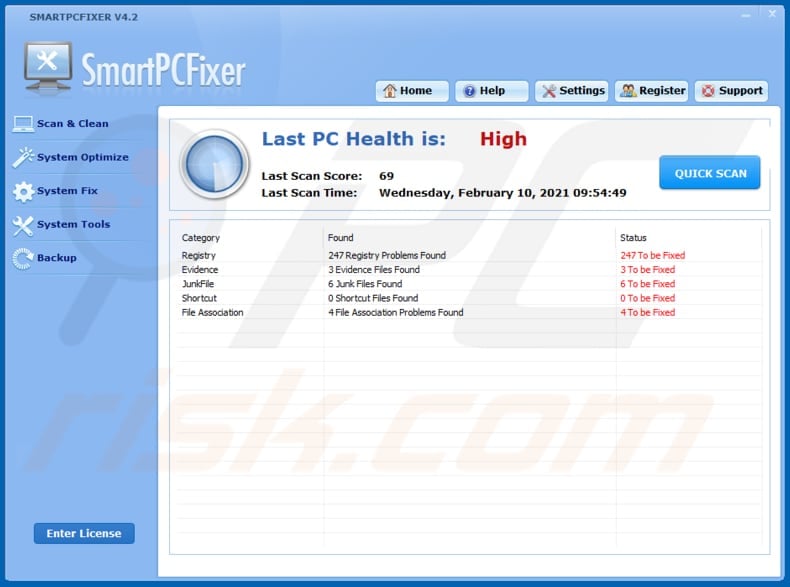 SmartPCFixer unwanted application