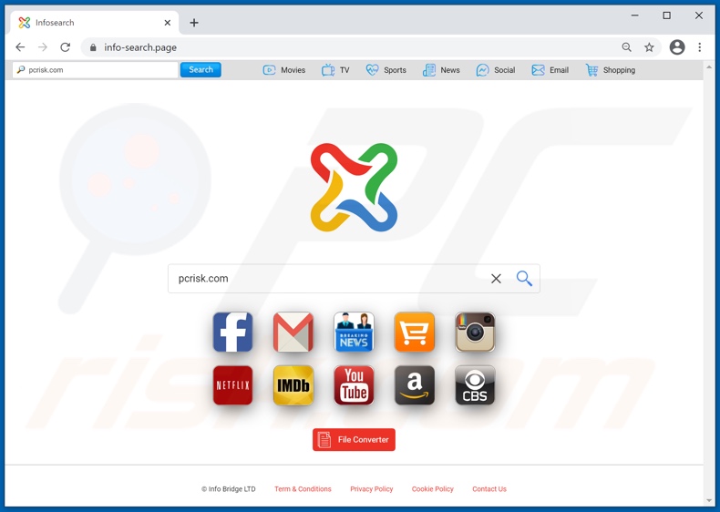 info-search.page browser hijacker