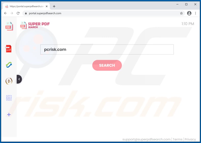 superpdfsearch.com browser hijacker
