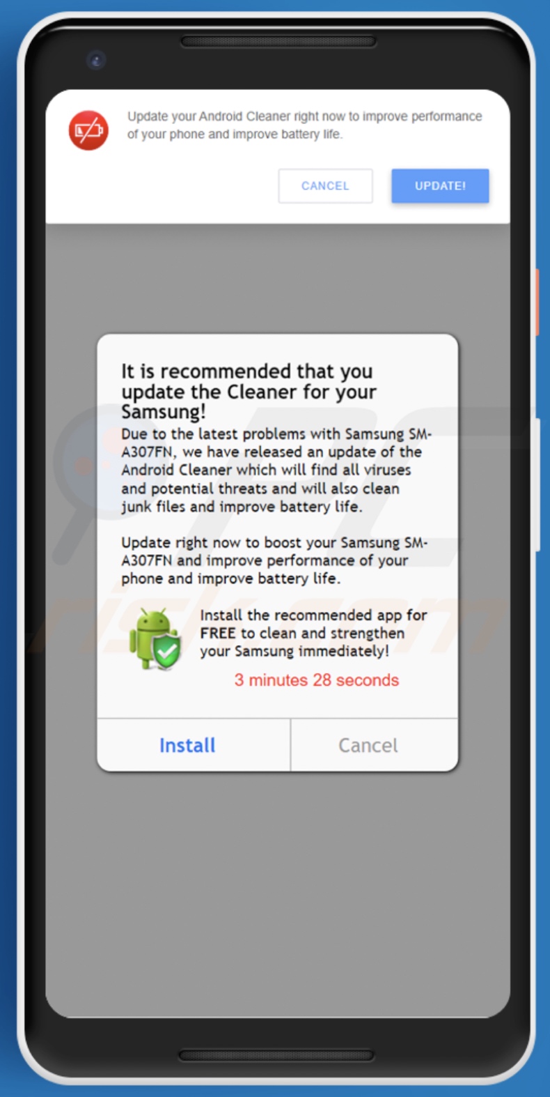 Update for today POP UP Scam Android Removal And Recovery Steps Update for today POP UP Scam Android Removal And Recovery Steps