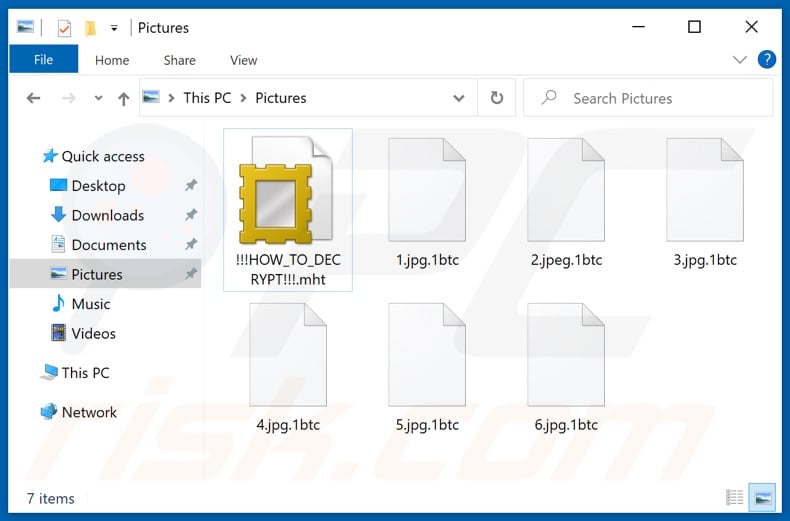 Files encrypted by 1btc (MedusaLocker) ransomware (.1btc extension)