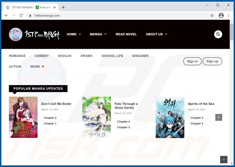 1stkissmanga.com Suspicious Website - Easy removal steps (updated)