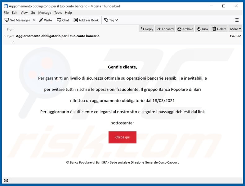 How To Remove Banca Popolare Di Bari Email Scam Virus Removal Guide