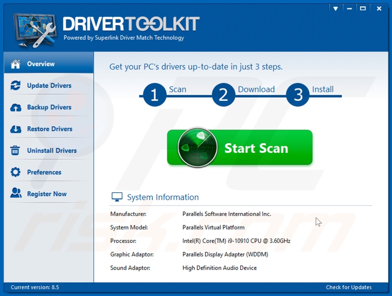 DriverToolkit unwanted application