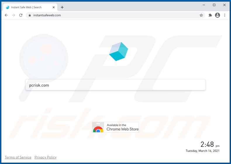 instantsafeweb.com browser hijacker