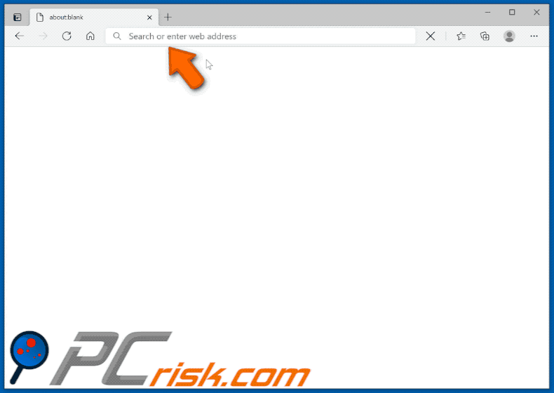 Newtab browser hijacker redirecting to websearches.club (GIF)