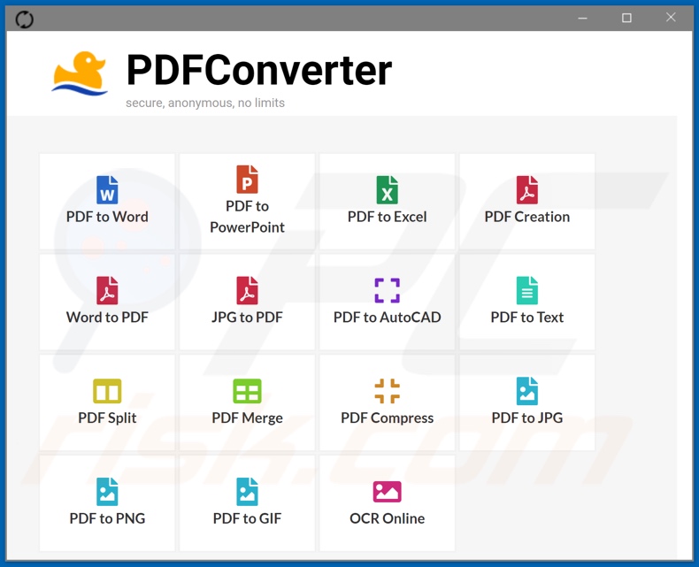 PDFConverter unwanted application
