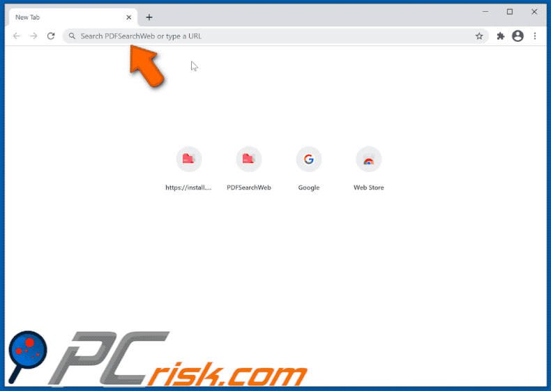 pdfsearchweb browser hijacker pdfsearchweb.com redirects to search.yahoo.com