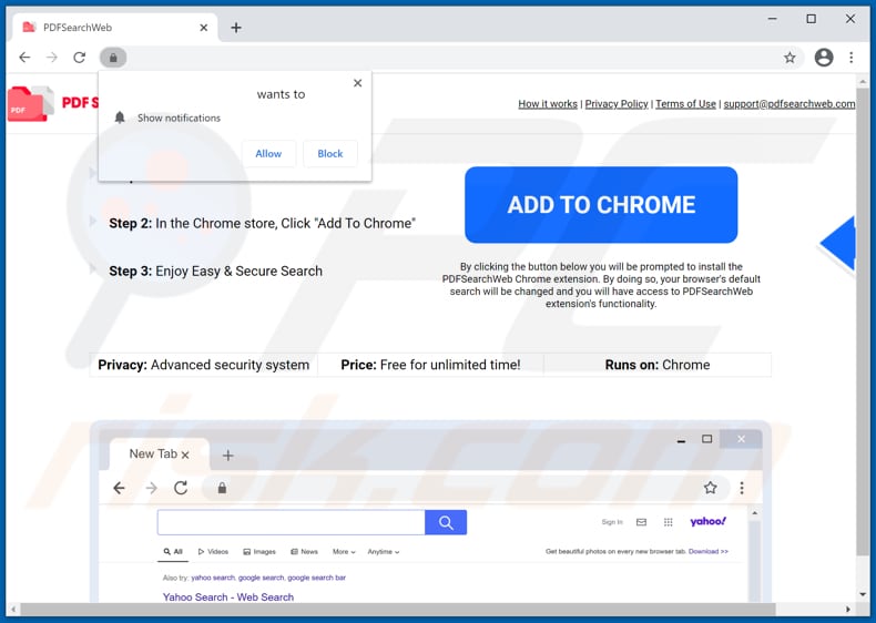 pdfsearchweb browser hijacker promoter 2